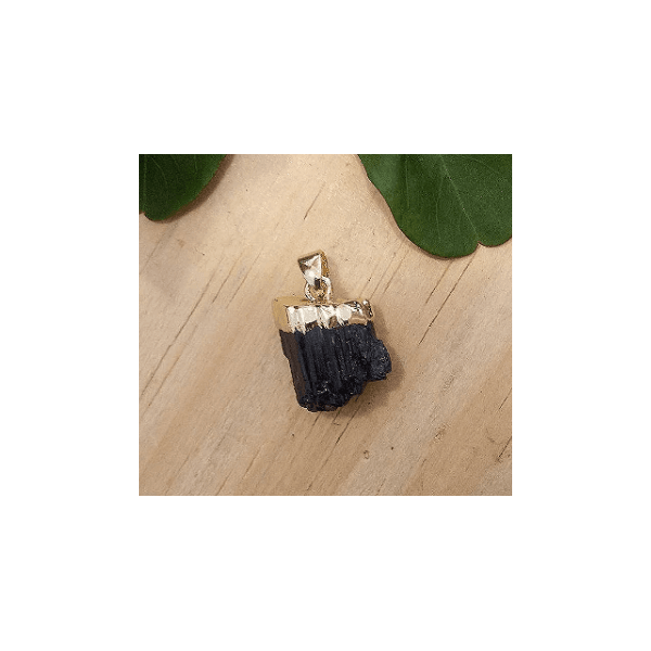 Pingente Turmalina Negra - Pedra bruta