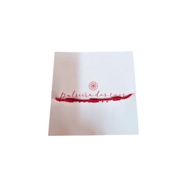 Pulseira dos 7 Nós - Vermelha