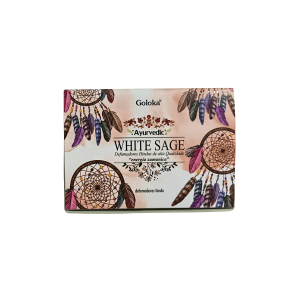 Incenso Goloka Defumador Hindu White Sage