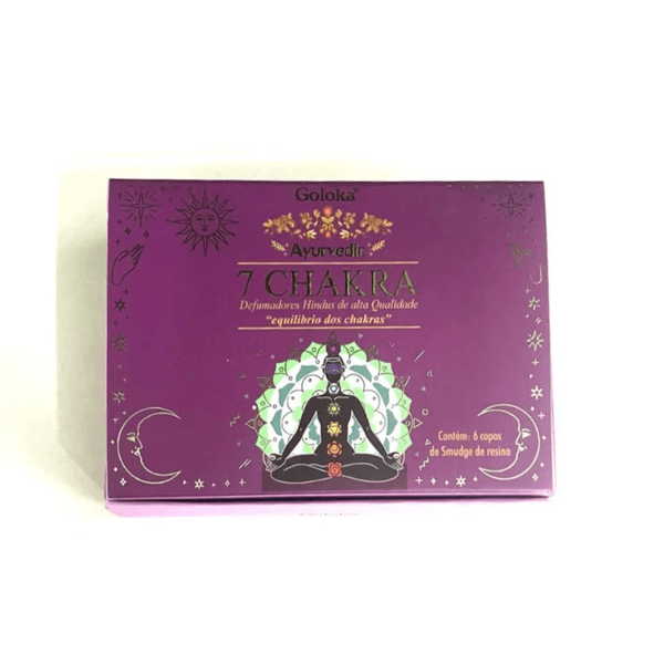 Incenso Goloka Defumador - 7 Chakras
