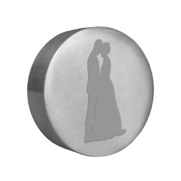 Sinete Clichê Aluminio Casal