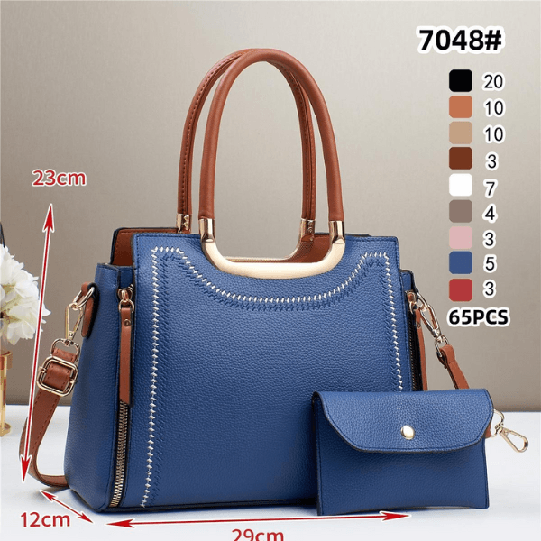 Bolsa Luci - Azul - Acompanha carteira 