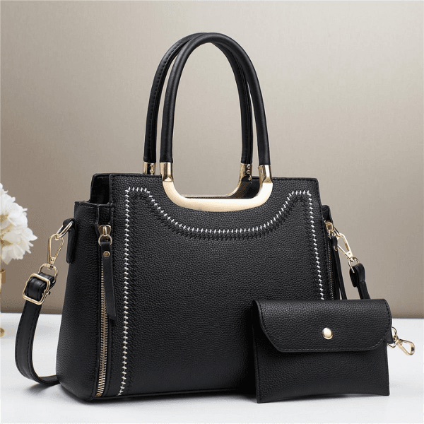 Bolsa Luci - Preto - Acompanha carteira 