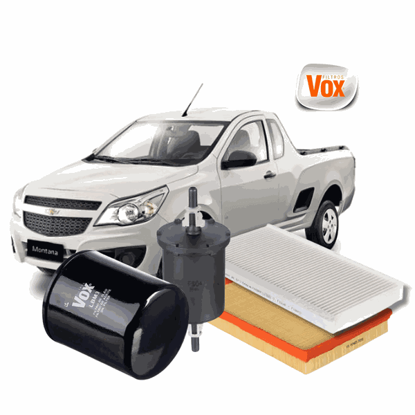 Kit Reparo Chevrolet Montana 2003 até 2011- Filtros VOX Filters 