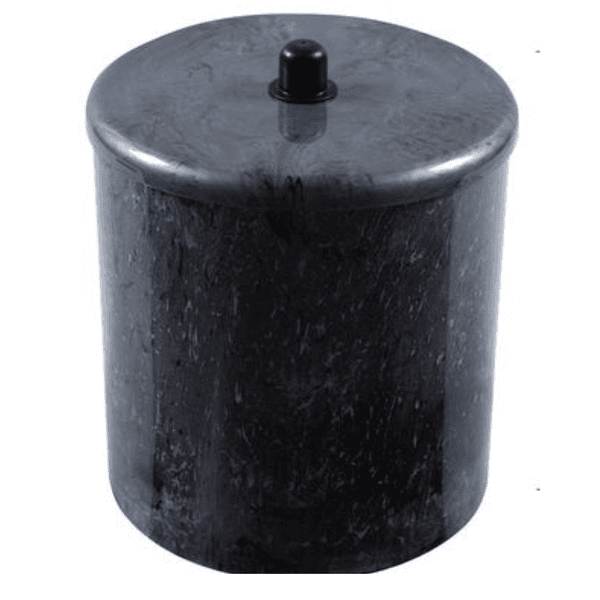 CESTO MULTIUSO COM TAMPA 6L PRETO MARMORIZADO ASTRA