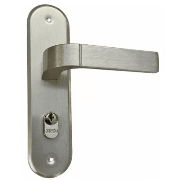 Fechadura Externa Modena Espelho Stilo Alumínio Mgm 40mm