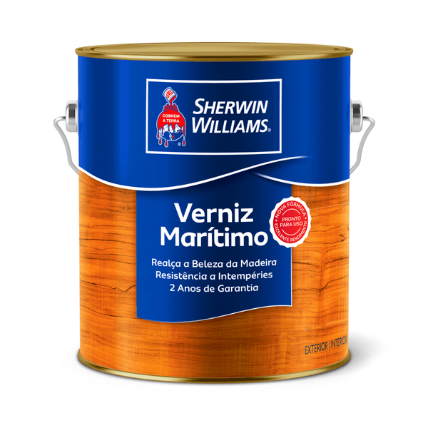 Verniz Maritimo INCOLOR Brilhante 3,6L SHERWIN WILLIAMS