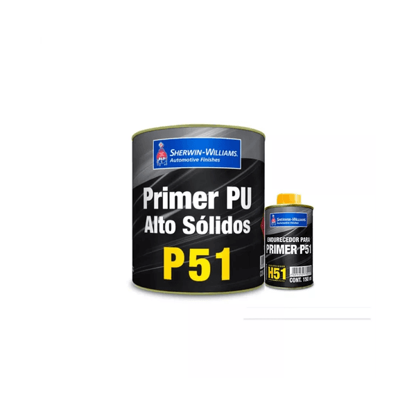 Kit Fundo Primer PU P51 750ml + Endurecedor H51 150ml Sherwin Williams Lazzuril