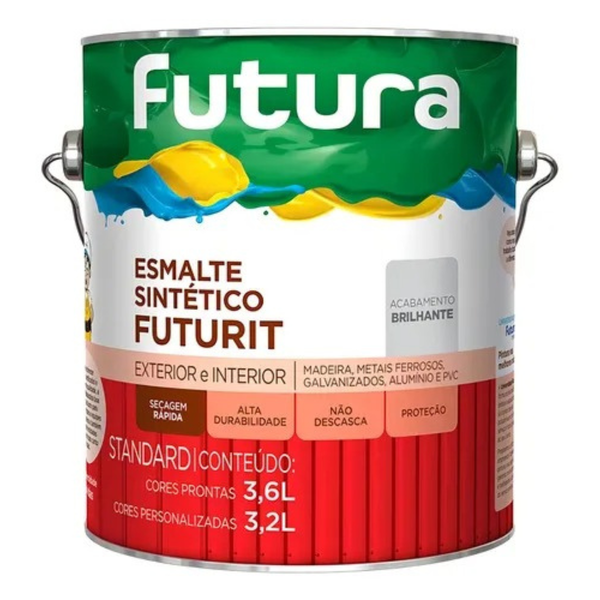TINTA ESMALTE SINTÉTICO AZUL FRANÇA 3,6L FUTURIT