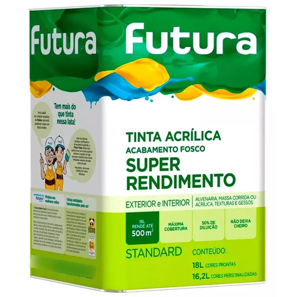 TINTA LATEX STANDARD CAMURÇA18L FUTURA