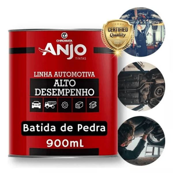 TINTA EMBORRACHADA BATIDE DE PEDRA PRETO 900ml ANJO