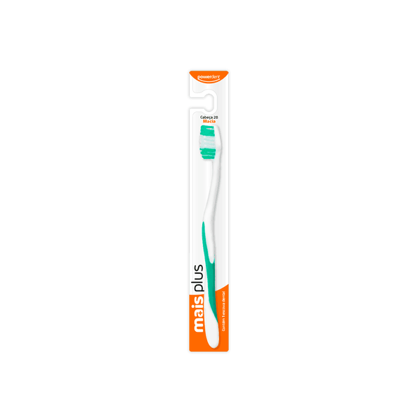 Escova de dentes Powerdent Mais Plus - Pacote com 12 un.