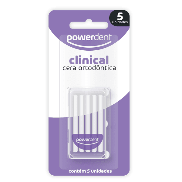 Cera ortodôntica Powerdent clinical - Pacote com 6 un.