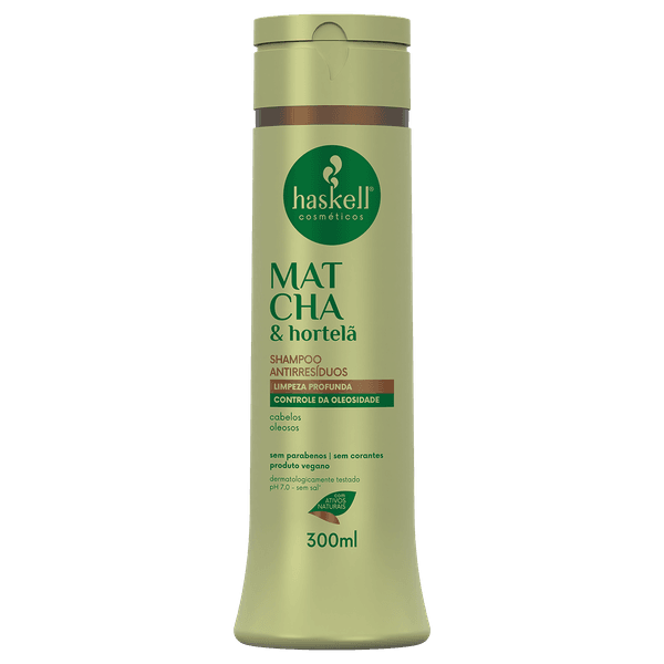 SHAMPOO MATCHA ANTIRRESIDUOS 300ML HASKELL