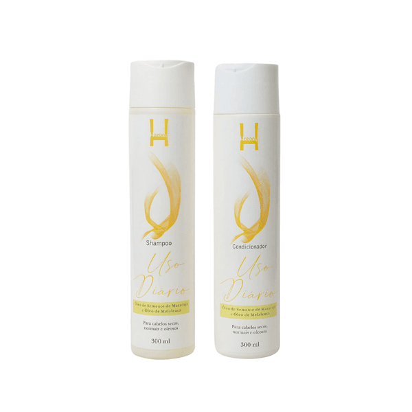 Kit Shampoo Uso Diário 300ml + Condicionador Uso Diário 300ml