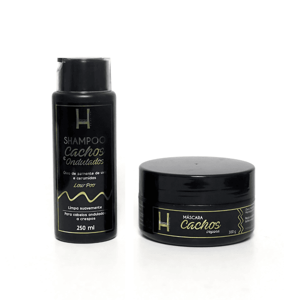 Kit Shampoo Cachos 300ml + Máscara Cachos 300g