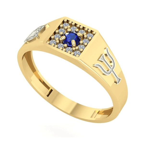 Anel de Formatura em Ouro 18k Personalizado para o curso de Medicina e Demais cursos