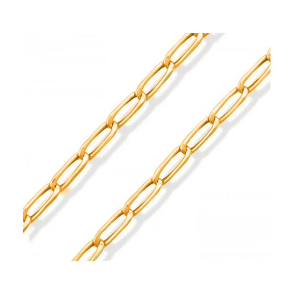 Corrente em Ouro 18k Groumet Longa Fina