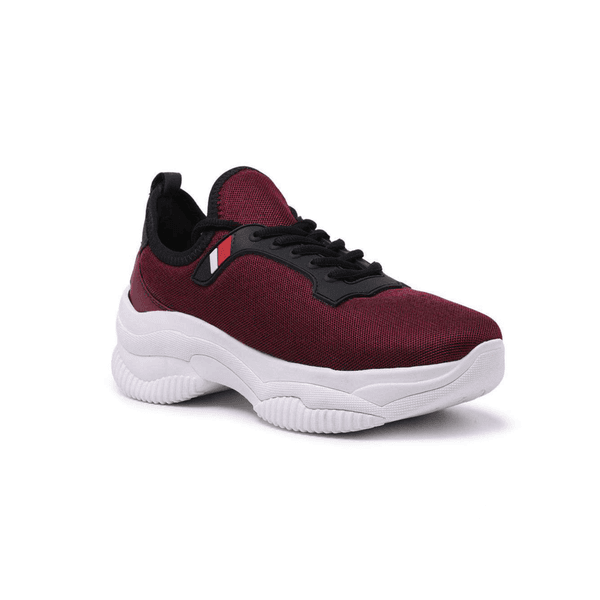 Tênis meia Feminino bordô Yasmim - Hella Shoes