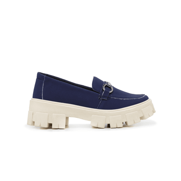 Mocassim Karla Feminino Azul - Hella Shoes