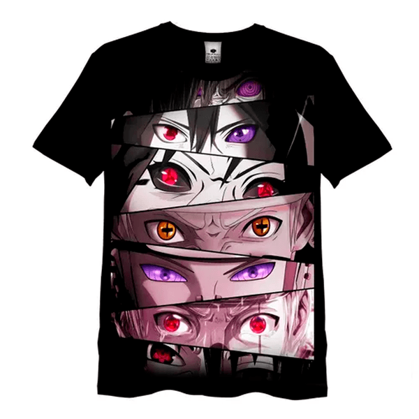 Camiseta Anime Naruto Personagens 