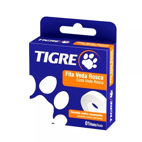 Fita Veda Rosca 18mmx10m – Tigre 
