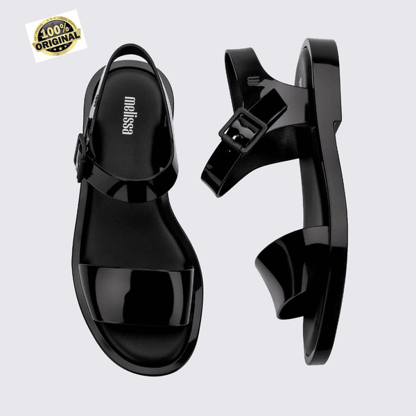SANDÁLIA MELISSA MAR SANDAL CONFORTO E BELEZA ORIGINAL - PRETA