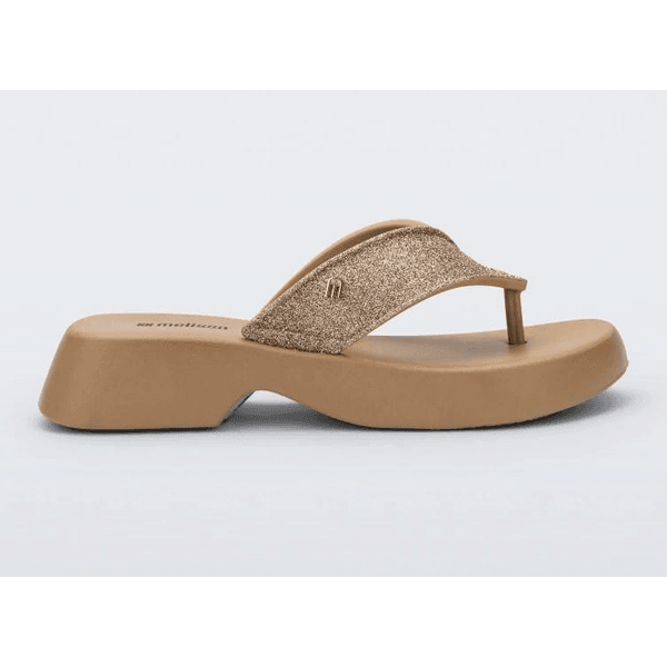 CHINELO MELISSA FLATFORM M-LOVER GLITTER 38065 LANÇAMENTO