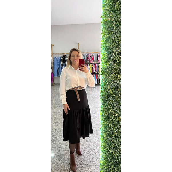 SAIA MIDI CONFORTÁVEL - FUCSIA