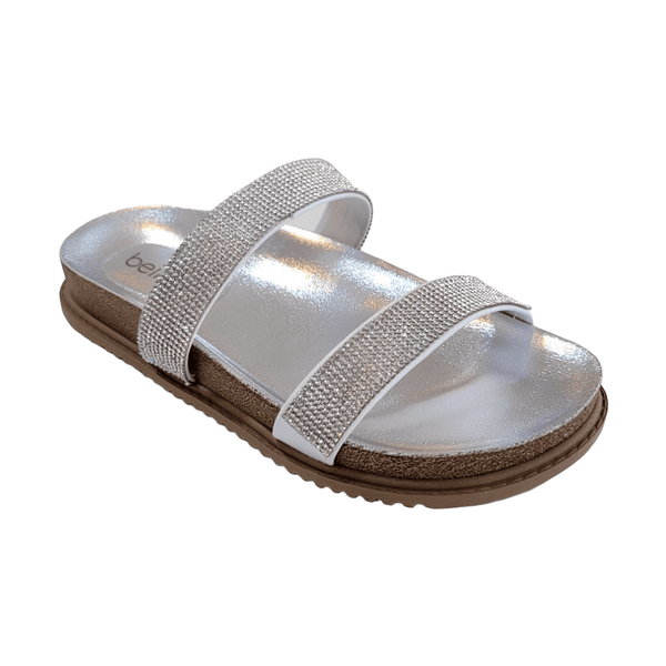 BIRKEN FEMININA C STRASS CONFORTÁVEL - PRATA