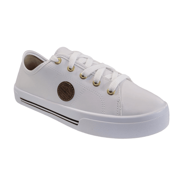 TÊNIS MOLECA FEMININO BRANCO LEVE E MACIO - BRANCO
