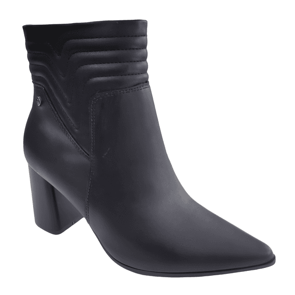 BOTA FEMININA RAMARIM PRETA CONFORTÁVEL - PRETA