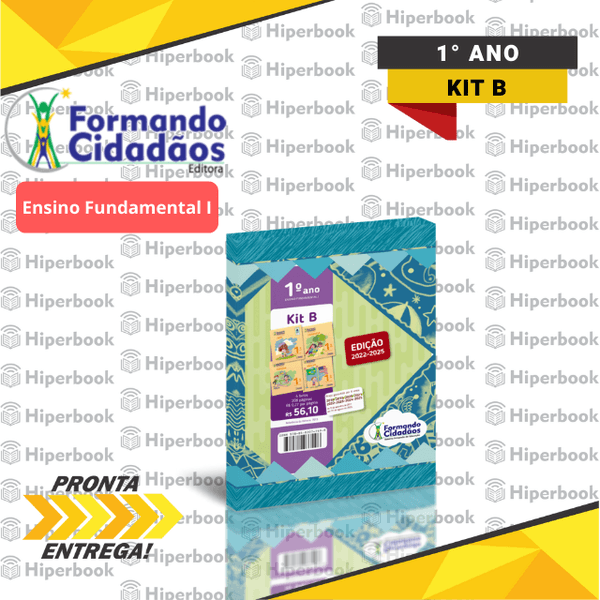 Formando Cidadãos - 1° Ano - Kit B - Ensino Fundamental 1