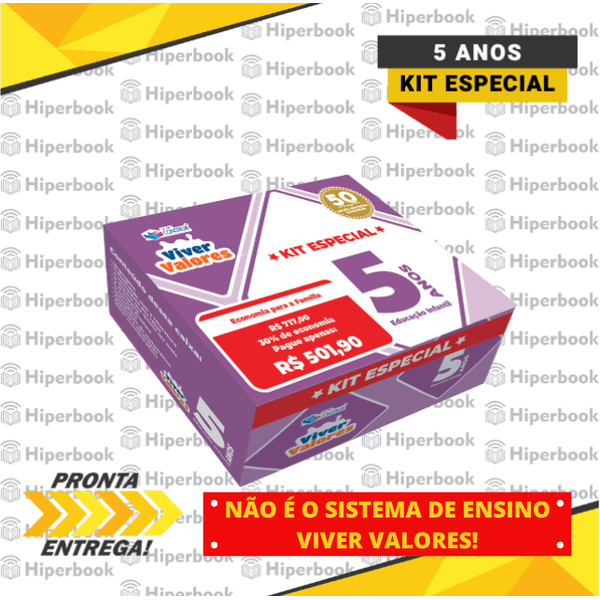 Viver Valores - Kit Especial - 5 Anos - REFORMULADO