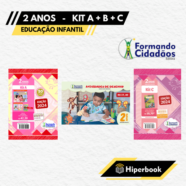 Formando Cidadãos - 2 Anos - Kit A + B + C - Educação Infantil