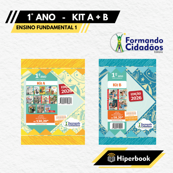 Formando Cidadãos - 1° Ano - Kit A + B - Ensino Fundamental 1