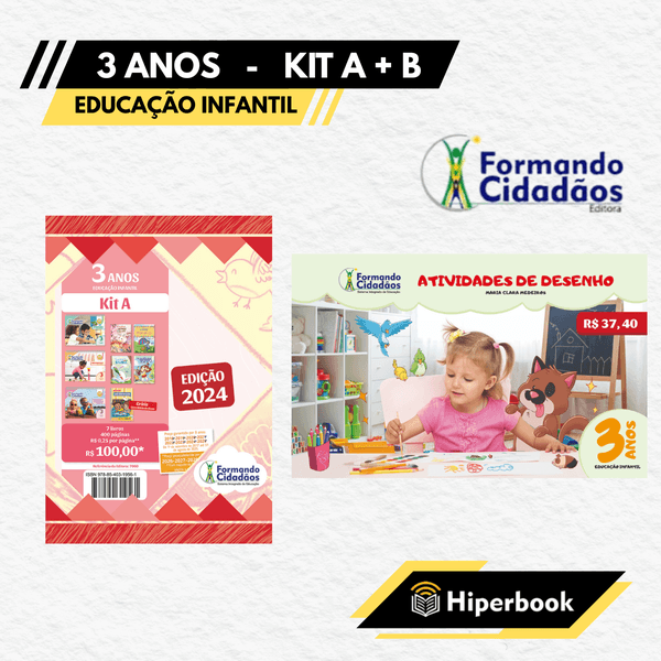 Formando Cidadãos - 3 Anos - Kit A + B - Educação Infantil