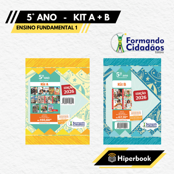 Formando Cidadãos - 5° Ano - Kit A + B - Ensino Fundamental 1