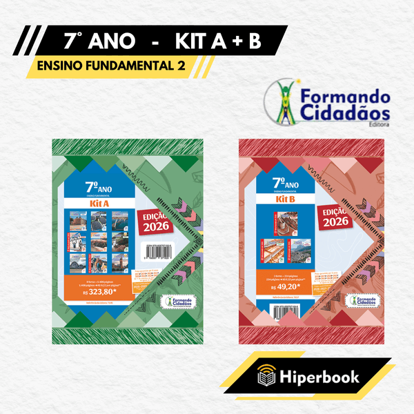 Formando Cidadãos - 7° Ano - Kit A + B - Ensino Fundamental 2