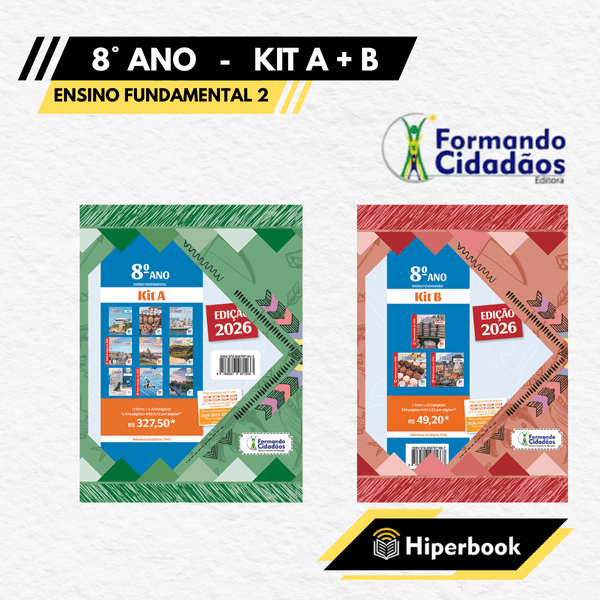 Formando Cidadãos - 8° Ano - Kit A + B - Ensino Fundamental 2