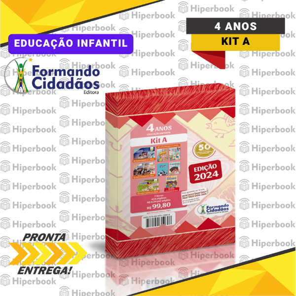 Formando Cidadãos - 4 Anos - Kit A - Educação Infantil - 2024