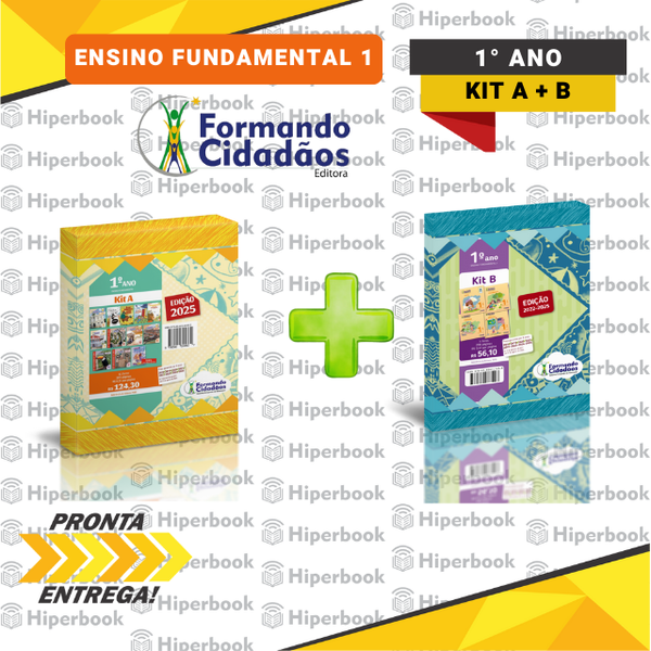 Formando Cidadãos - 1° Ano - Kit A + B - Ensino Fundamental 1