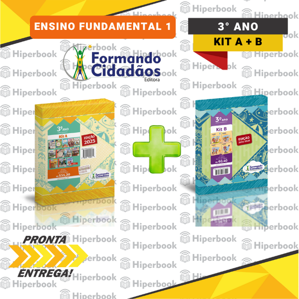 Formando Cidadãos - 3° Ano - Kit A + B - Ensino Fundamental 1
