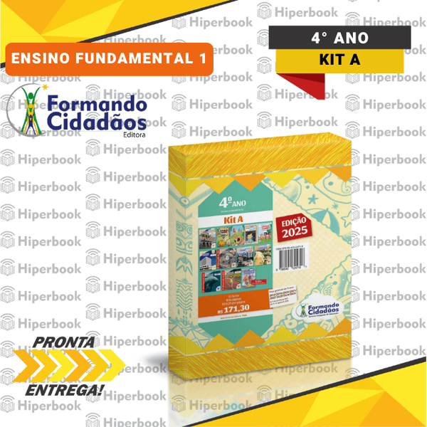 Formando Cidadãos - 4° Ano - Kit A - Ensino Fundamental 1 - ATUALIZADO