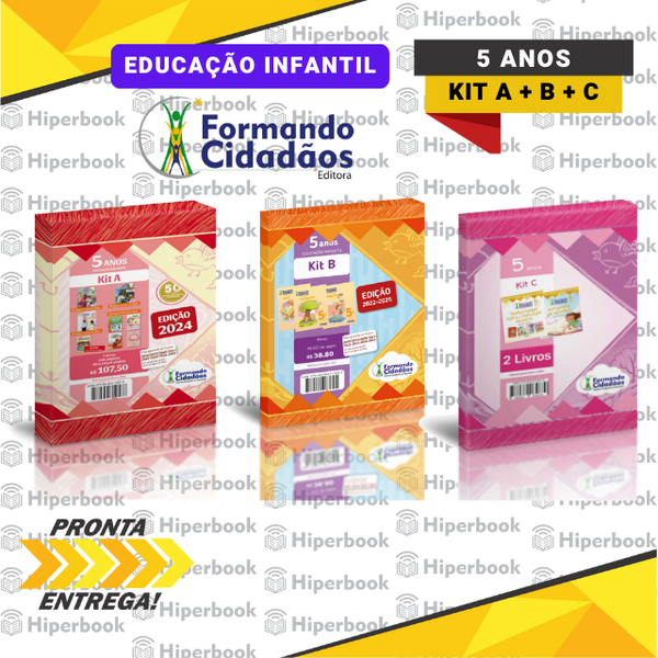 Formando Cidadãos - 5 Anos - Kit A + B + C - Educação Infantil