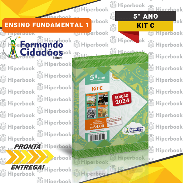 Formando Cidadãos - 5° Ano - Kit C - Ensino Fundamental 1 - 2024