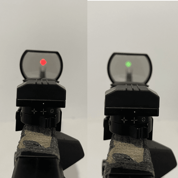 Mira Airsoft Red Dot Panorâmico Holográfico Red/green Metal