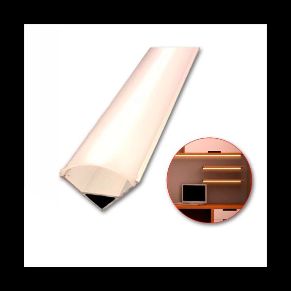 PERFIL DE ALUMINIO MARCENARIA SOBREPOR 17MM 2M 