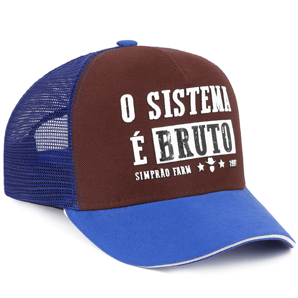 Boné Simprão Farm O Sistema É Bruto