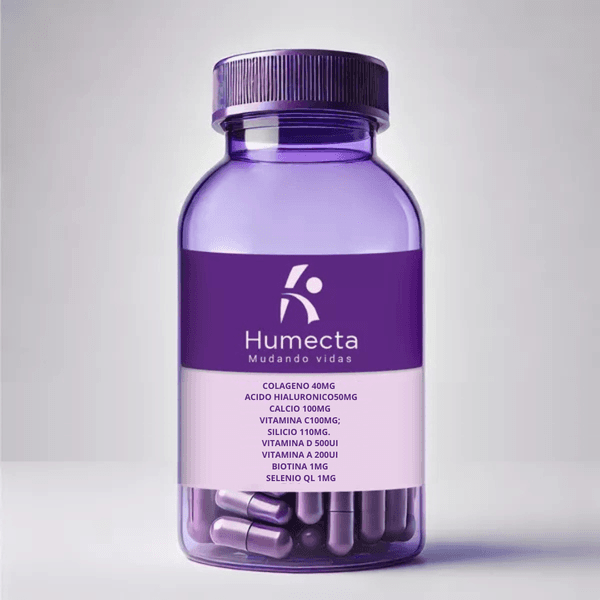Colágeno 40MG Acido Hialuronico Calcio Vitamina C Silicio Vitamina D Vitamina A Biotina Selenio Quelato 